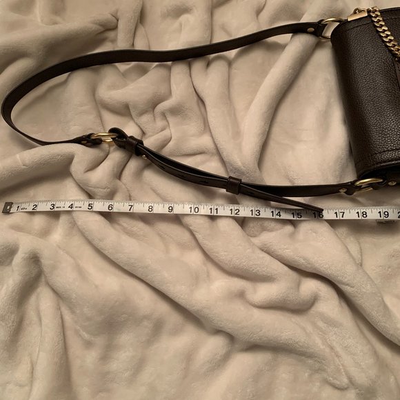 NWT Michael Kors Medium Leather Saddle Bag - Picture 13 of 16